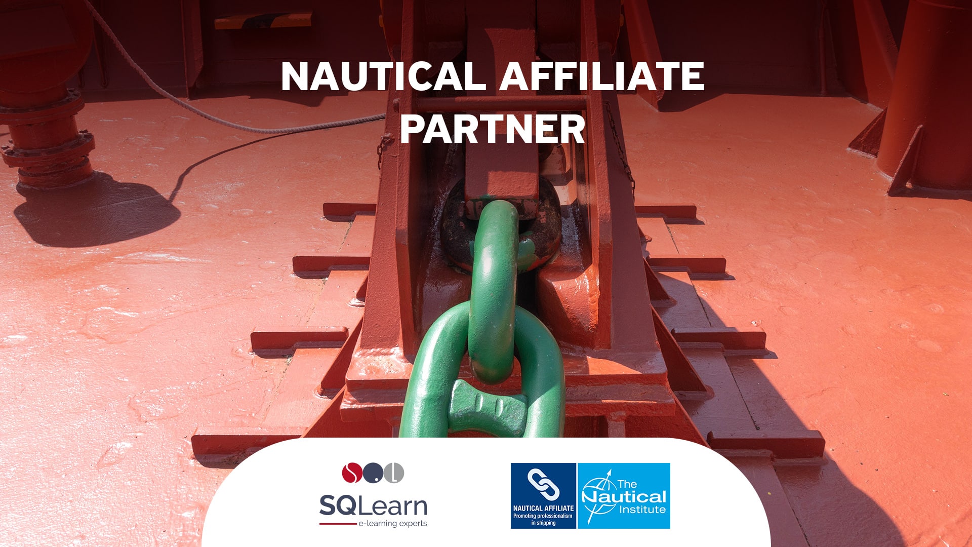 SQLearn becomes a Nautical Affiliate partner of the Nautical Institute
